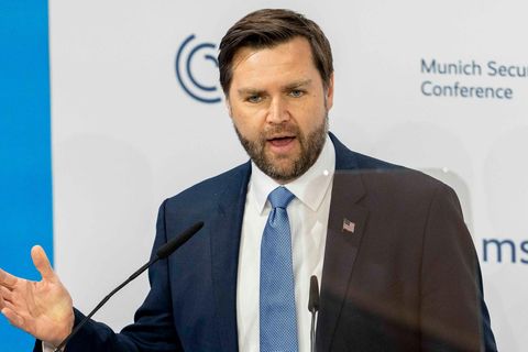 J.D. Vance in München: "In Washington ist ein neuer Sheriff in der Stadt"