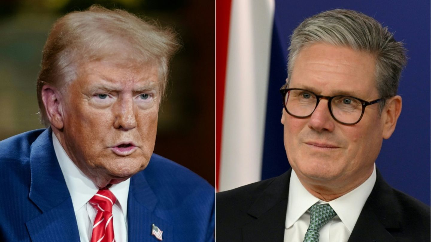 Donald Trump und Keir Starmer