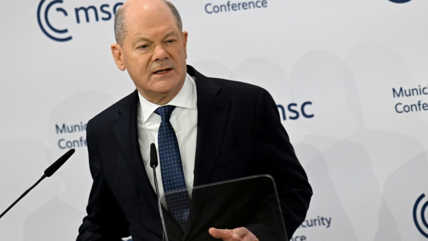 Scholz bei der Münchner Sicherheitskonferenz