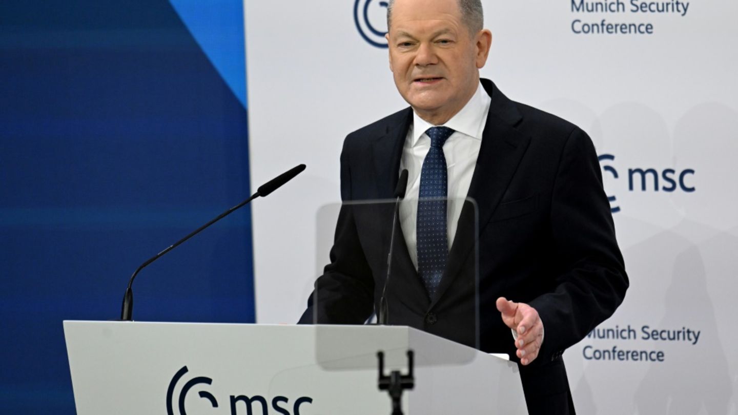 Scholz bei der Münchner Sicherheitskonferenz