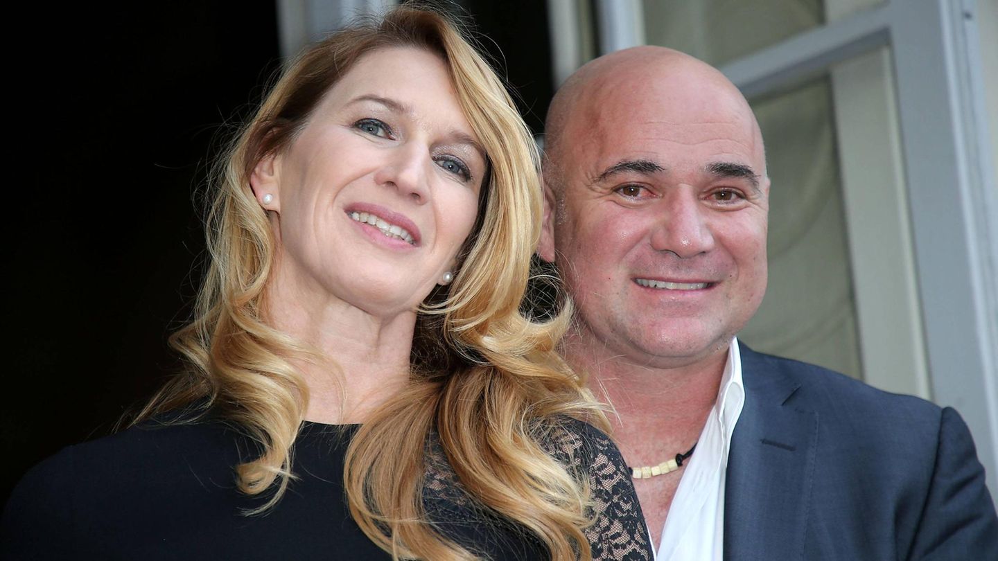 Steffi Graf und Andre Agassi