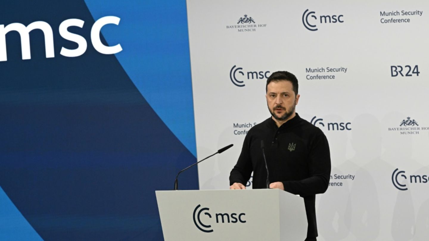 Selenskyj bei der Münchner Sicherheitskonferenz