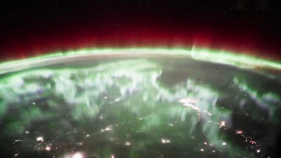 Nasa filmt Polarlichter aus dem Weltall