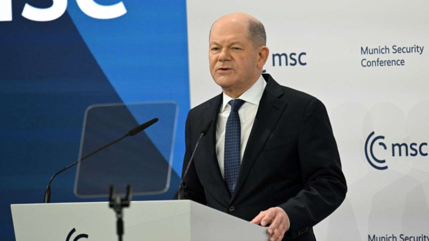 Scholz bei der Münchner Sicherheitskonferenz