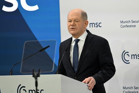 Scholz bei der Münchner Sicherheitskonferenz