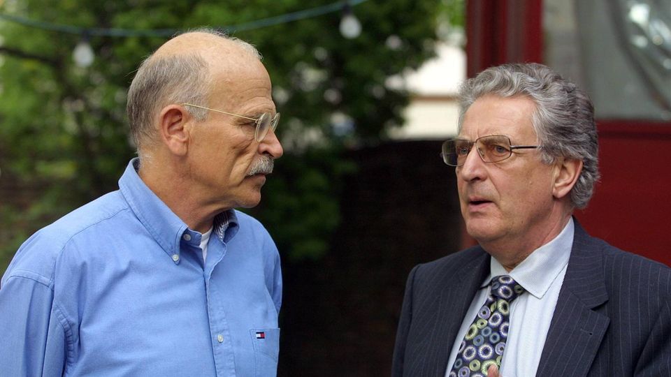 Wallraff (left) and Baum together in 2003