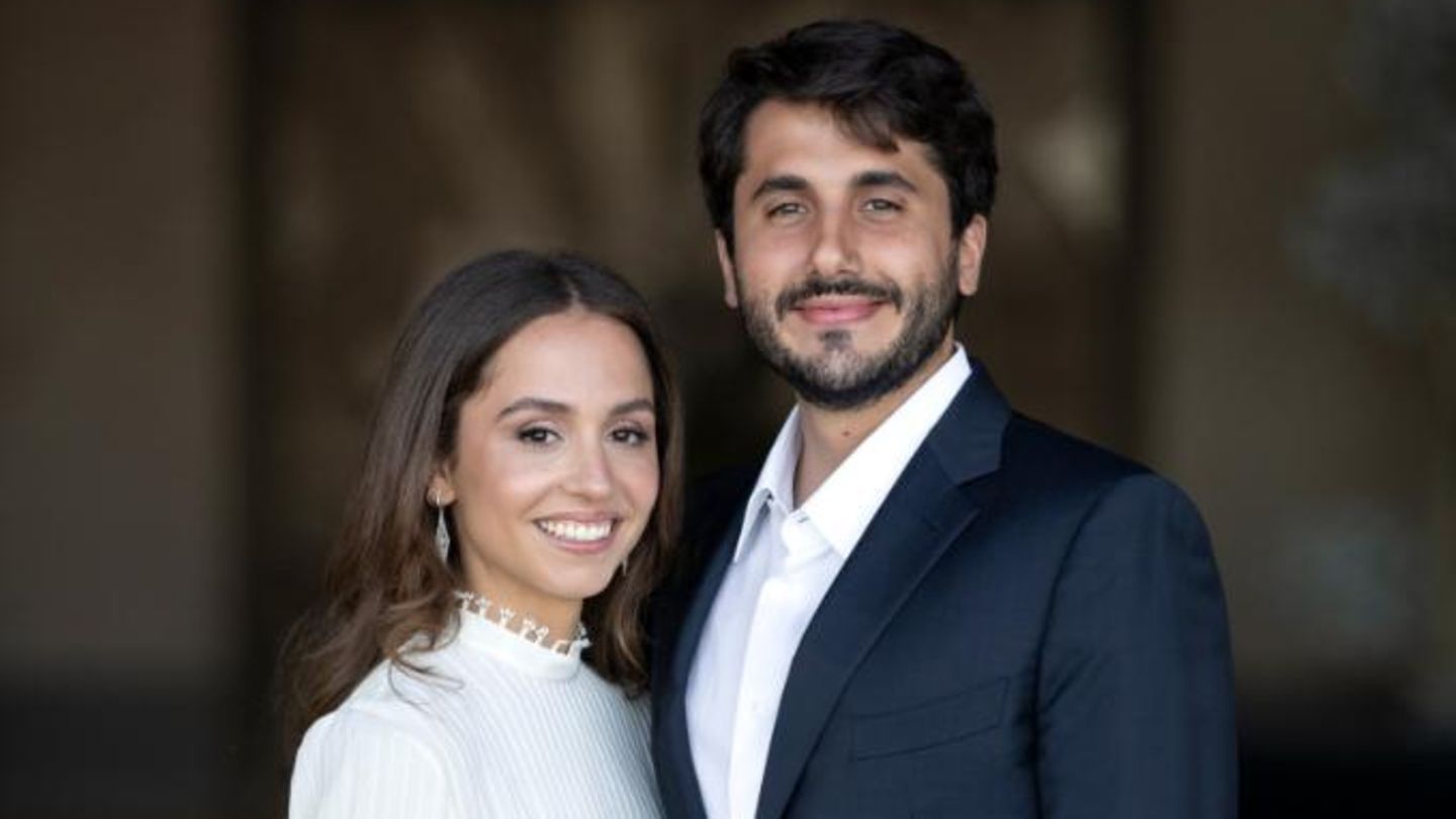 Prinzessin Imam von Jordanien bei ihrer Verlobung
