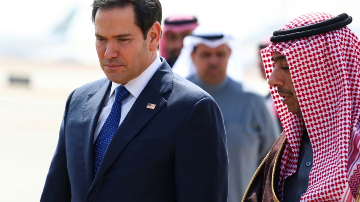 Marco Rubio am Montag in Riad