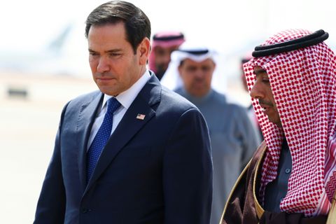 Marco Rubio am Montag in Riad