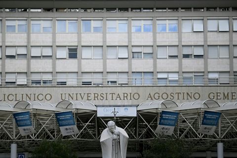 Das Gemelli-Krankenhaus in Rom