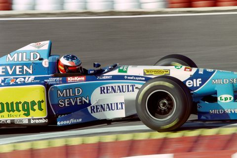 Michael Schumacher bei Rennen 1995