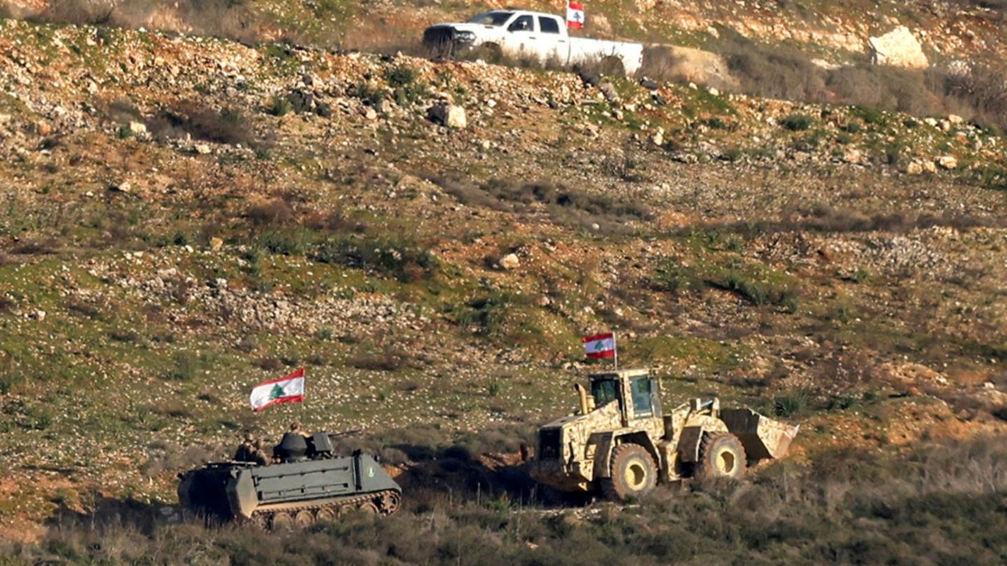 Libanons Armee rückt im Südlibanon vor