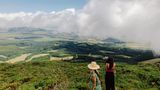 Blick vom Santa Bárbara auf Terceira, Azoren