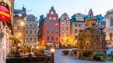Der Stadtteil Gamla Stan in Stockholm