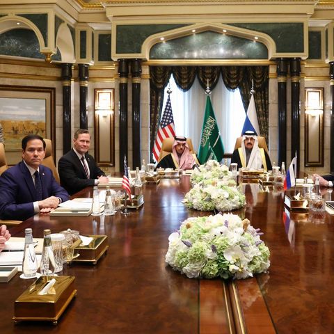 US-Außenminister Marco Rubio in Riad. Ein Treffen von Donald Trump und Wladimir Putin ist noch nicht vereinbart