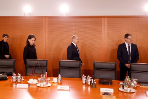 Kabinettssitzung am vergangenen Mittwoch