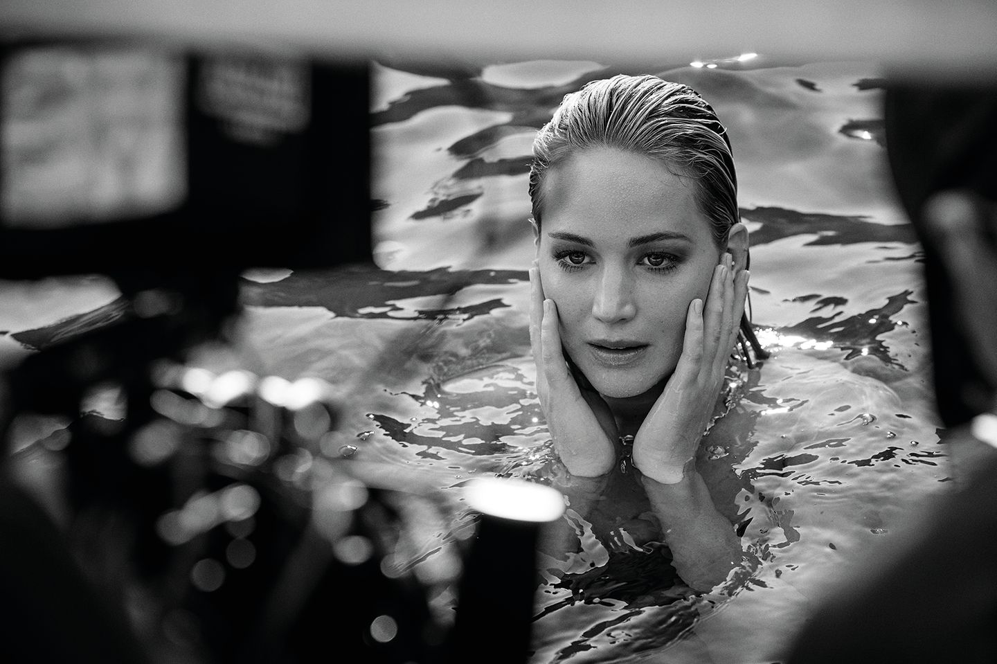 Hollywood hautnah: Jennifer Lawrence auf einem Set in Los Angeles