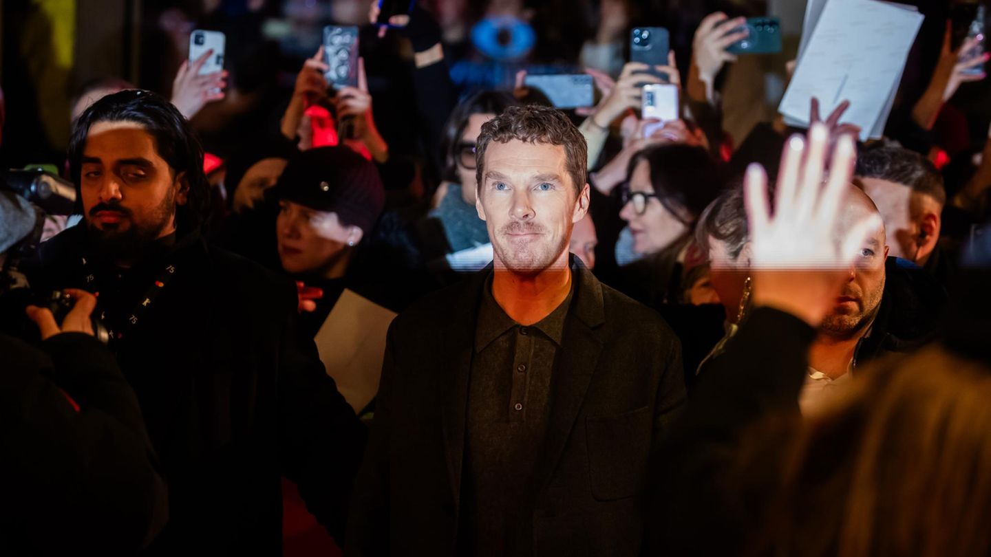 Benedict Cumberbatch auf der Berlinale Benedict Cumberbatch auf dem roten Teppich der Berlinale
