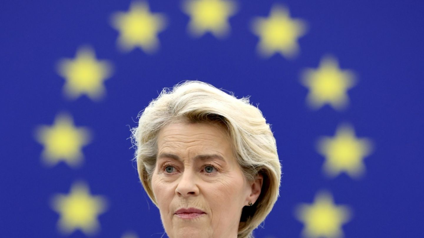 'We are committed to keep up the pressure on the Kremlin,' said von der Leyen