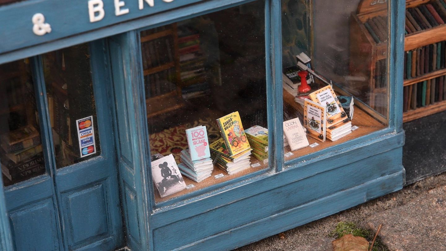 Eine Buchhandlung gibt es in Malmö für Mäuse ebenfalls. Die Titel haben natürlich fast alle einen Mausbezug. Aber wo ist John Steinbecks Roman "Von Mäusen und Menschen"?