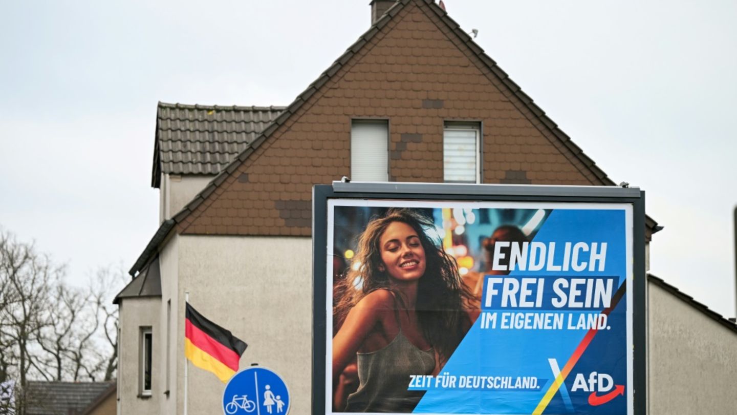 AfD-Wahlwerbung im nordrhein-westfälischen Wulfen