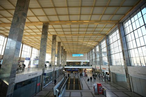 Blick in den Wiener Westbahnhof