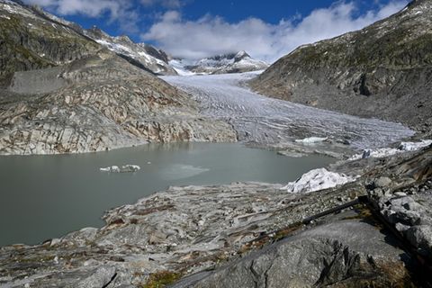 In den Alpen schmolz seit 2000 fast 40 Prozent der Gletscherfläche