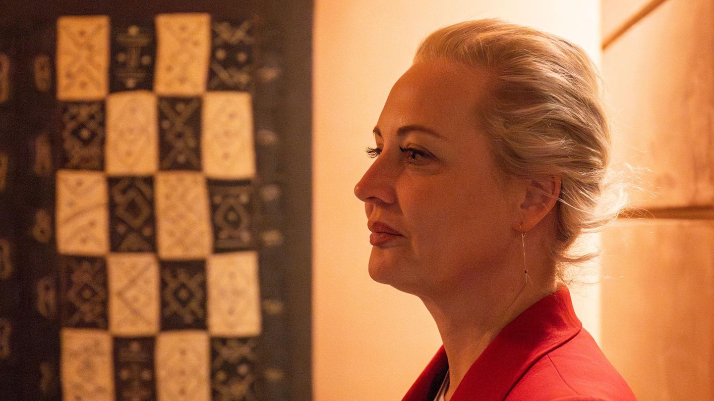 Die russische Oppositionelle Julia Nawalnaja hielt eine Rede in Hamburg