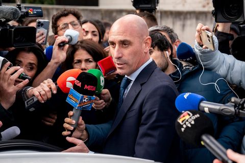 Luis Rubiales am vor dem Nationalen Gericht in San Fernando de Henares (Archivfoto)
