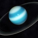Planeten Uranus Illustration