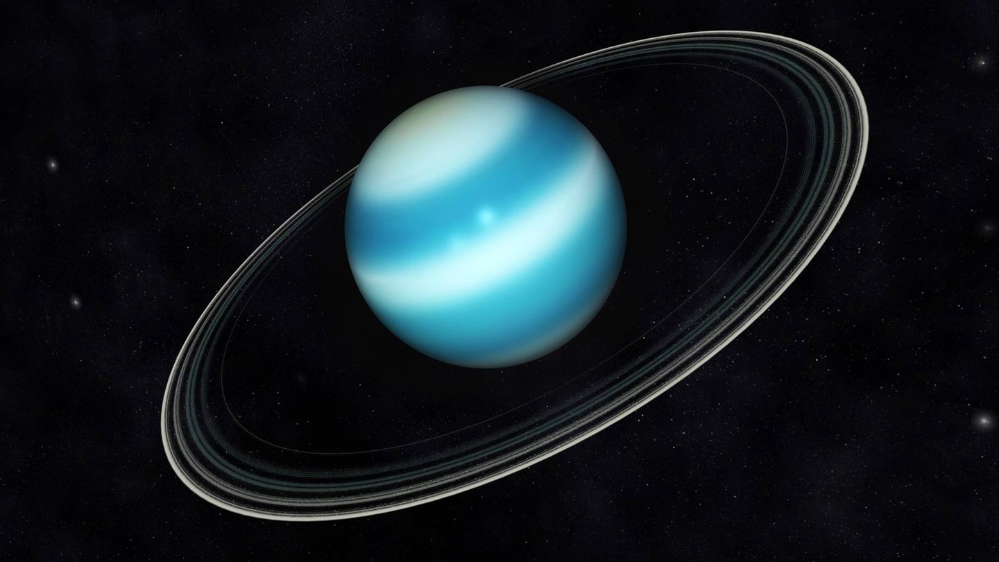 Planeten Uranus Illustration Planeten Uranus Illustration
