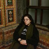 Sängerin Leen Ghrewaty in einem Hotel in Damaskus