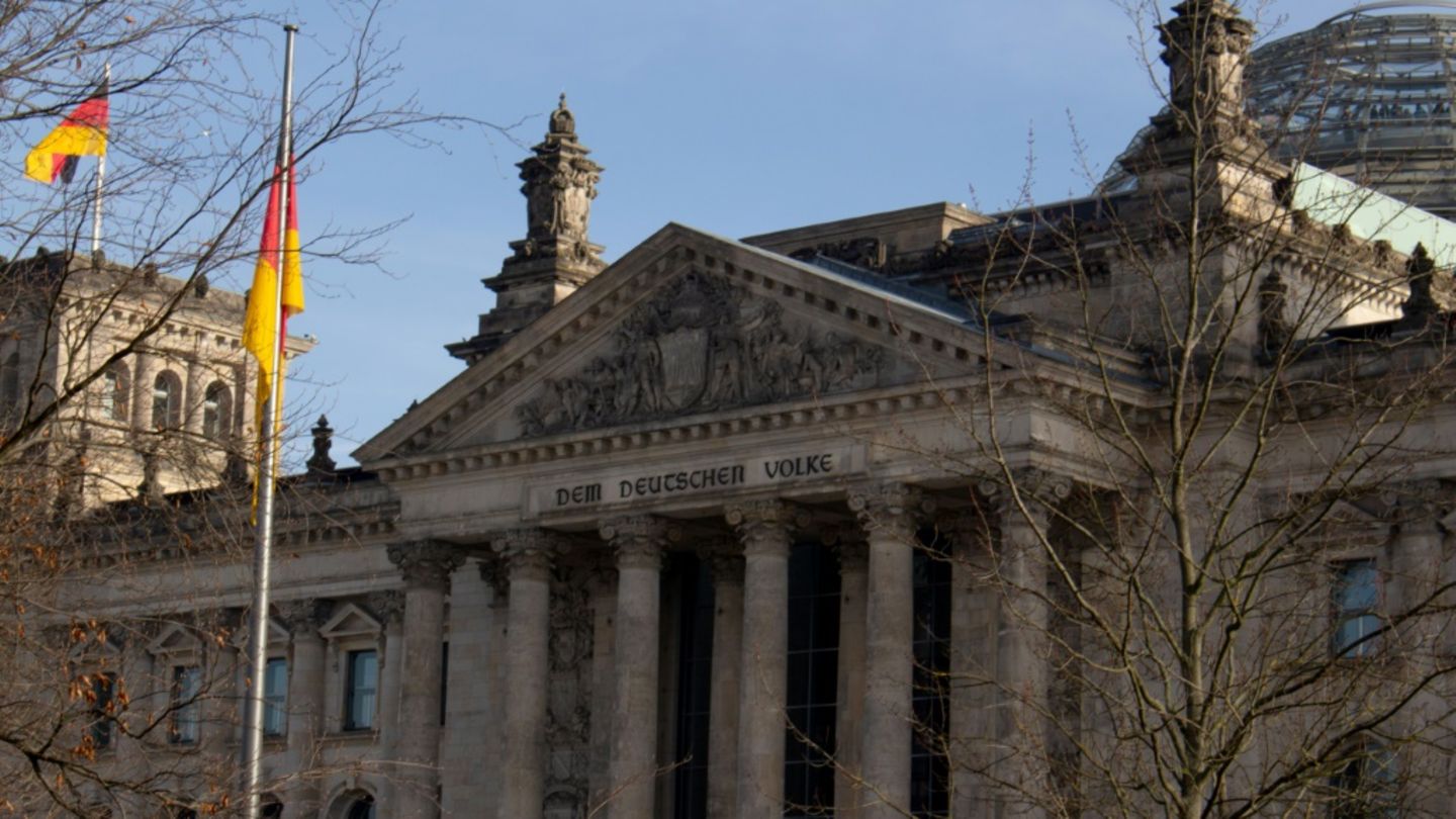 Reichstagsgebäude in Berlin