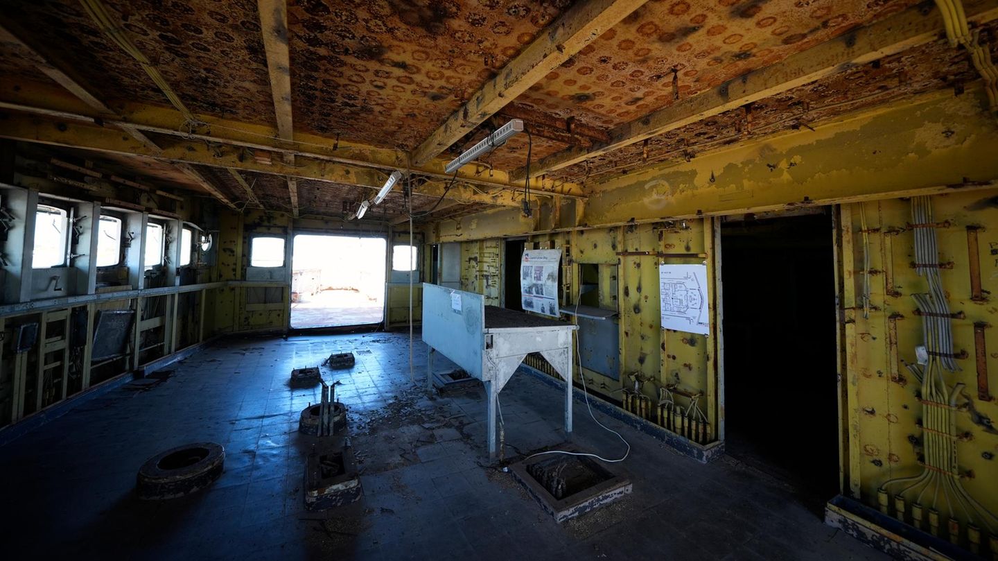 Brücke der SS United States