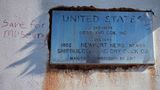 Schiffsplakette der SS United States