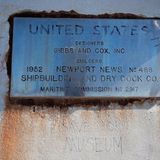 Schiffsplakette der SS United States