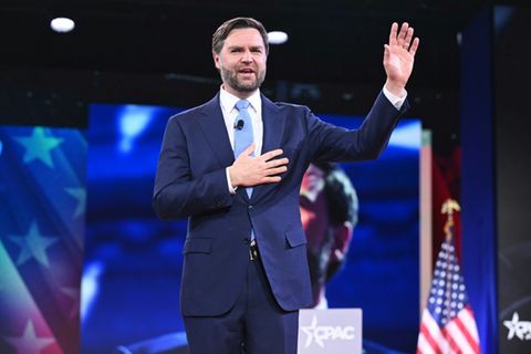 Vance am Donnerstag auf der CPAC in Maryland