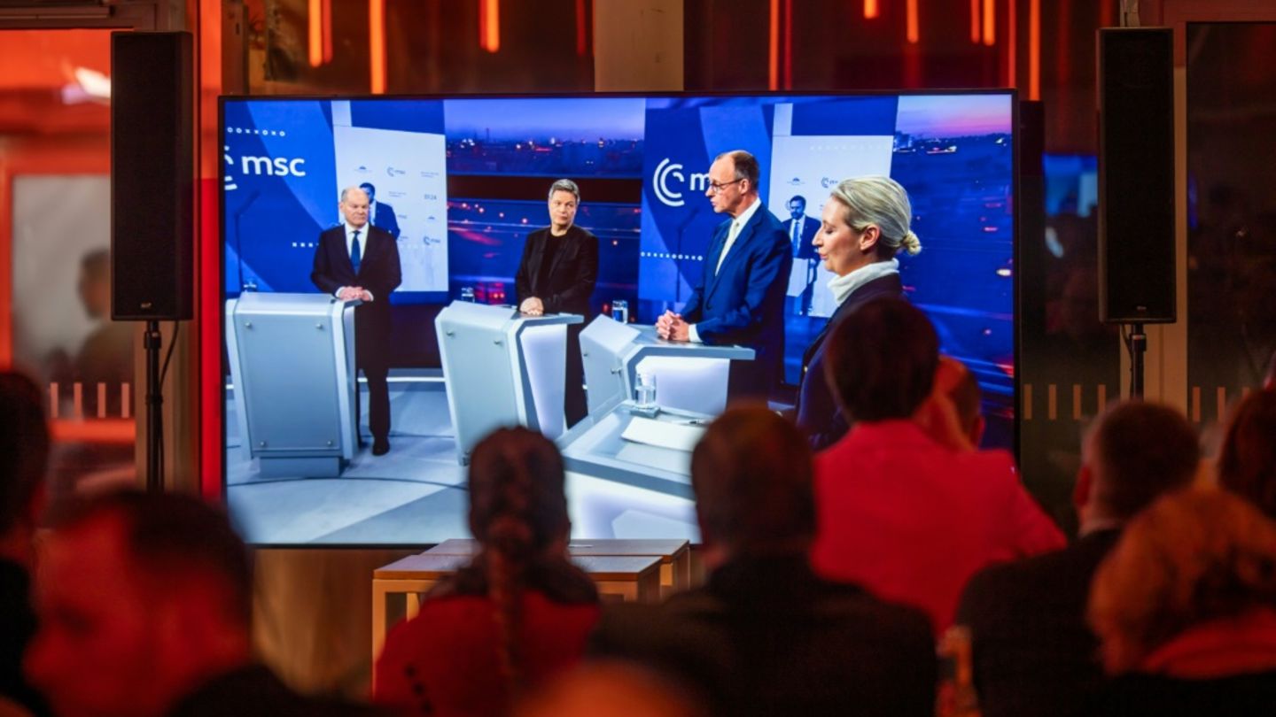 TV-Runde am vergangenen Sonntag