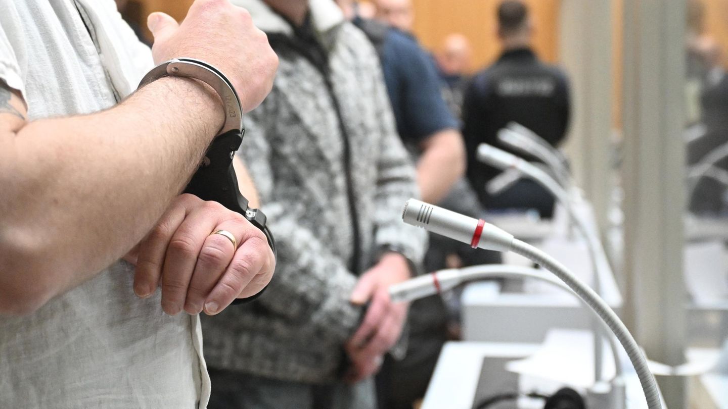 Ein Angeklagter beim Stuttgarter Reichsbürger-Prozess