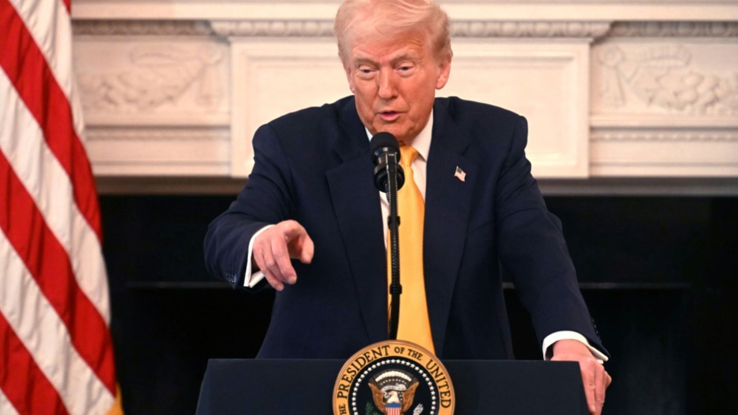 Trump am Freitag in Washington