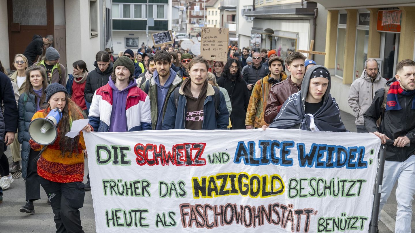 Demonstrationen: Fünf Festnahmen bei Protest am Wohnort von Alice Weidel