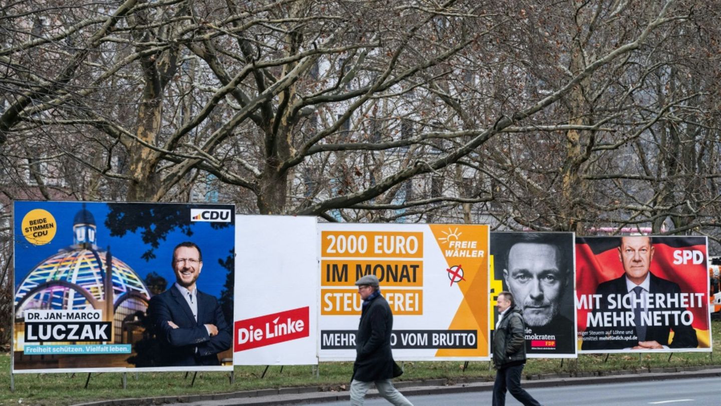 Wahlplakate in Berlin