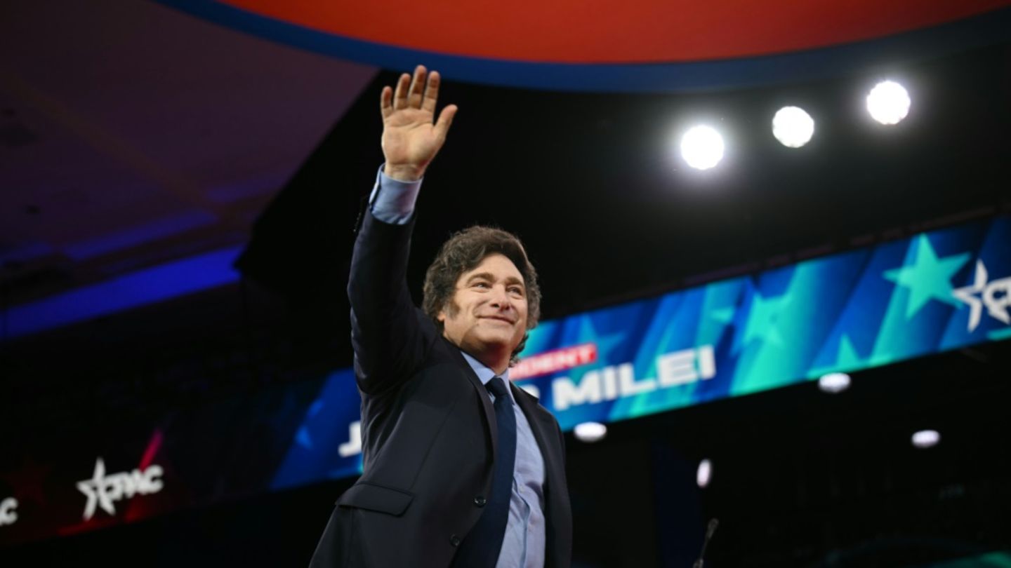 CPAC-Auftritt von Argentiniens Präsident Javier Milei