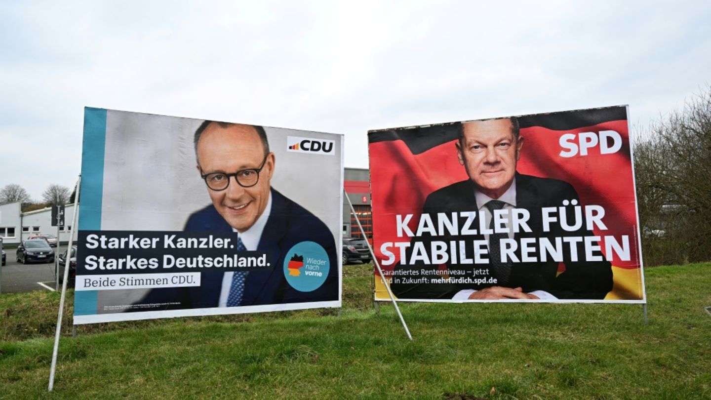 Wahlplakate im nordrhein-westfälischen Datteln