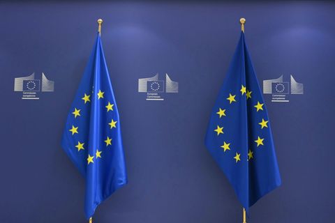 Fahnen der Europäischen Union