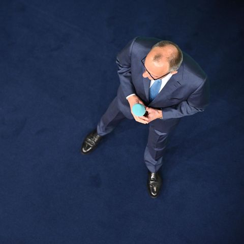 Friedrich Merz im Konrad-Adenauer-Haus