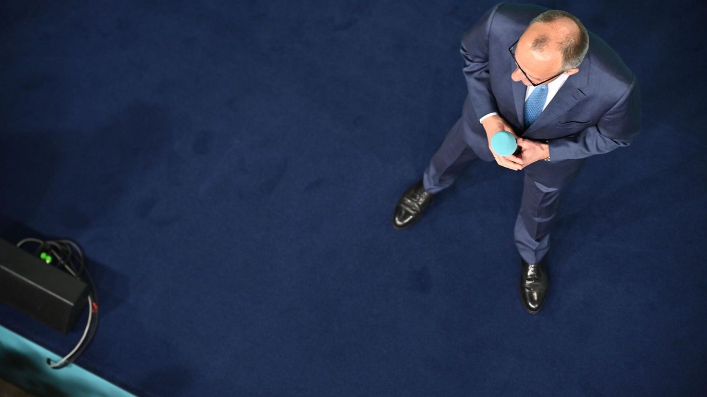 Friedrich Merz im Konrad-Adenauer-Haus