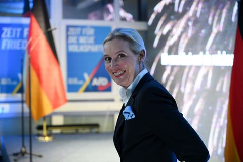 Weidel bei Wahlparty