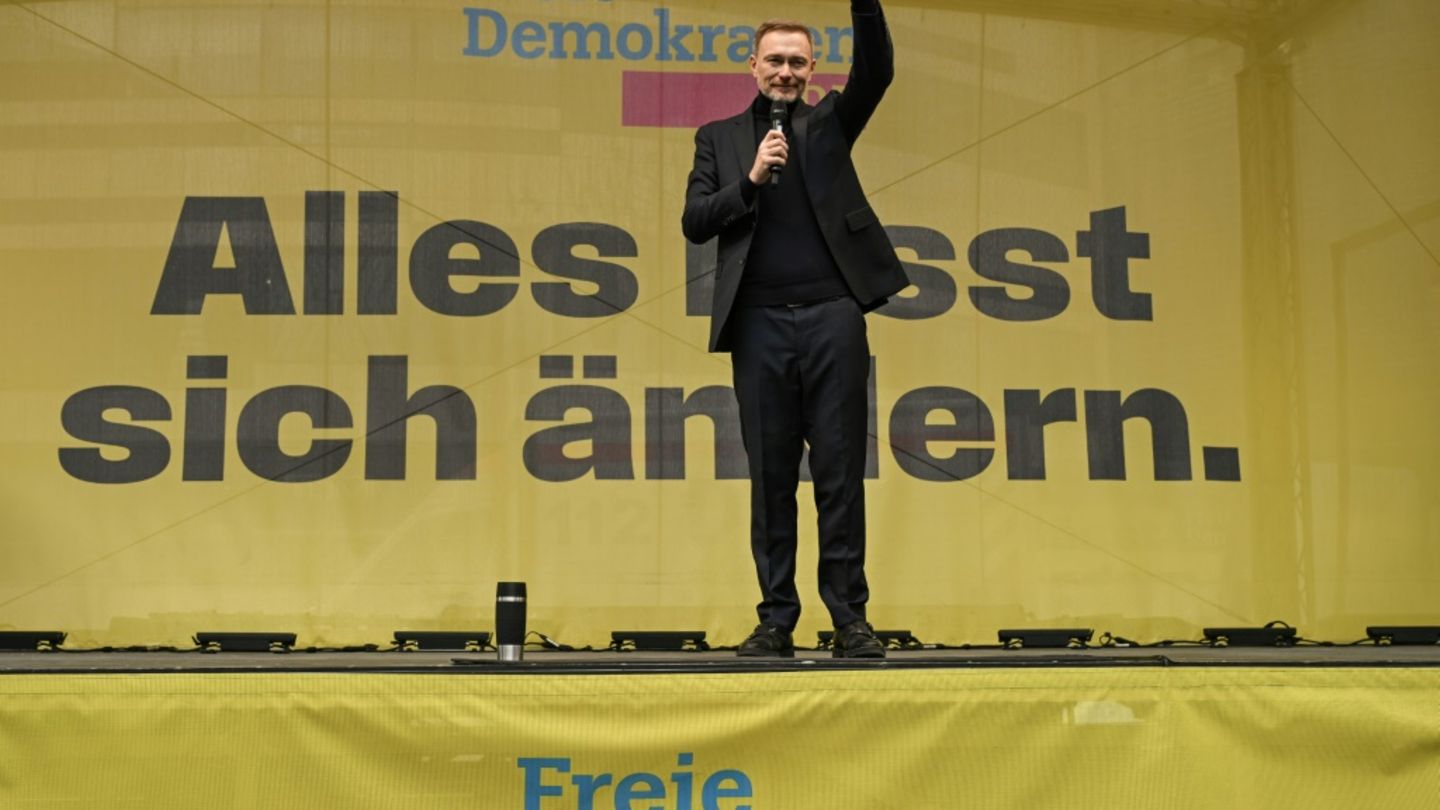 Lindner am Donnerstag in Düsseldorf