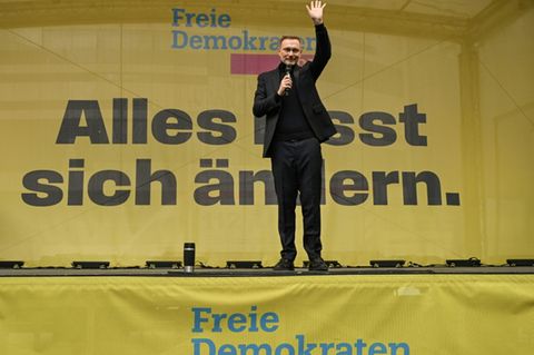 Lindner am Donnerstag in Düsseldorf